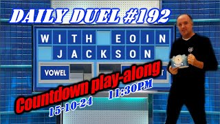 Live Countdown PlayAlong The Daily Duel 192 [upl. by Llerrehs]