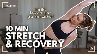 10 MIN FULL BODY STRETCH  Muscle Recovery  Warm Up Before or Cool Down After Workout  RK Method [upl. by Eilarol807]