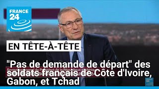 JM Bockel  quotPas de demande de départ des soldats français de Côte dIvoire du Gabon du Tchadquot [upl. by Ididn362]