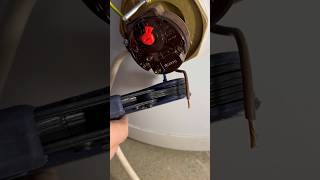 How to wire an immersion heater like a pro asmr diy howto plumbing subscribe youtubeshorts [upl. by Ailasor]