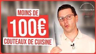 Les meilleurs couteaux de cuisine à moins de 100€  accessibles et performants [upl. by Aleuname]