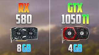 GTX 1050 TI vs RX 580  How BIG is the Difference [upl. by Jerrilee]