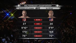 Georges St Pierre vs Bj Penn 2 Full Fight Full HD [upl. by Alviani]