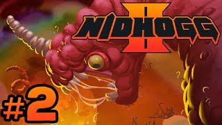 Nidhogg 2  2  Surly Joes Thrills and Kills 4 Player Gameplay [upl. by Kobylak]