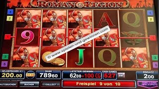 7500 Euro Gewinn Roman Legion auf 2 Euro im 5ten Freispiel volle Reihe MEGA WIN [upl. by Dominica]