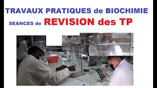 Enseignement de Biochimie à distance Séances de Révision des Travaux Pratiques TP [upl. by Aneerb807]