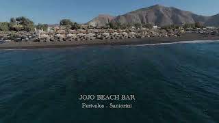 Jojo Beach Bar  Perivolos Santorini [upl. by O'Neill]