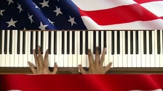 The Star Spangled Banner Piano Cover with Tutorial v1 [upl. by Verina]