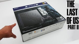 PS4 Pro quotThe Last of Us Part IIquot Limited Edition Console Bundle  Unboxing Review Gameplay [upl. by Jeffery]