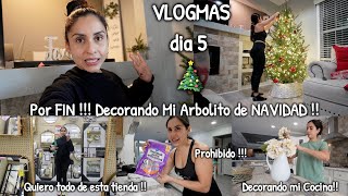 VLOGMAS 5🎄No Puedo Esperar mas 🤯DECORANDO EL ARBOLITO🎄y la Cocina  Mi Casa Necesita Un Cambio YA😫 [upl. by Weinberg]