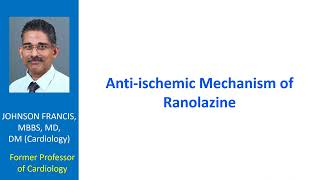 Anti ischemic Mechanism of Ranolazine [upl. by Grand335]