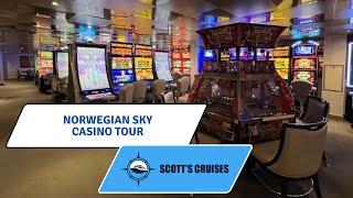 Casino Tour  Norwegian Sky July 2024 [upl. by Nohsav]