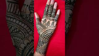 Simple Front hand mehndi design mehndi ka design mehndi viralvideo shorts mehndikadiesain [upl. by Anayrb]