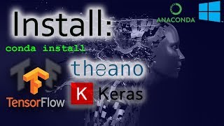 Install Tensorflow GPU Keras and Theano for Anaconda Navigator in Windows Step by step [upl. by Annad679]