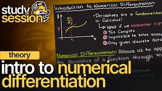 Introduction To Numerical Differentiation  Numerical Methods [upl. by Palermo]