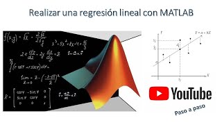 Regresión lineal por mínimos cuadrados en MATLAB linear regression analysis [upl. by Dyal]