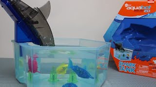 HexBug AquaBot 20  Shark Tank detailed Play Test Review  Snapping Catching Splashing fun [upl. by Rockey]