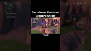 Stormbearer Mountains Exploring Chests 2 Genshin Impact genshinimpact f2p shorts [upl. by Ambur]