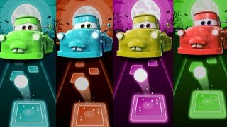 🏎️Tow Mater vs Dinoco King v Lightning Mcqueen vs Cursed Miss Fritter \ Coffin Dance [upl. by Alin]