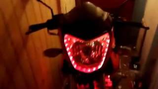 EVAME  HAOJUE SUZUKI HJ 150 9 led custom [upl. by Oman947]