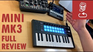 Review LaunchKey MINI MK3  Ableton Live  Generative arp  TRS MIDI explained MKIII tutorial [upl. by Hamilton]