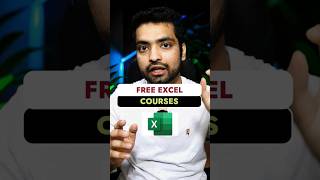 Free Excel Course With Certificate 😍 excel [upl. by Nottus]