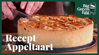 Appeltaart Maken  Big Green Egg [upl. by Aenej553]