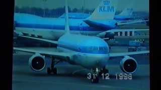 KLM  Boeing 767300  old livery 31121998 [upl. by Nraa]