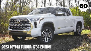 2023 Toyota Tundra 1794 Edition Review  The Safest Truck Available [upl. by Gardal]