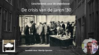 Sociale zekerheid en de verzorgingsstaat in NL  De crisis van de jaren 30  Periode 1930  1940 [upl. by Asilenna235]