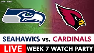 Seahawks vs Cardinals Live Streaming Scoreboard Free PlayByPlay Highlights  NFL Week 7 [upl. by Rorry]