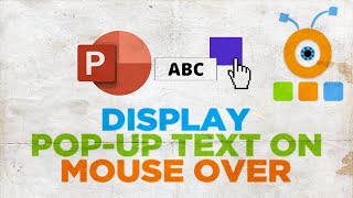 How to Display Pop Up Text on Mouse Over in PowerPoint [upl. by Jaehne]