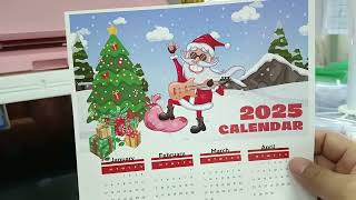 CHRISTMAS POSTER CALENDAR 2025 WITH MOCKUP TEMPLATE 10 DESIGNS [upl. by Nedia548]