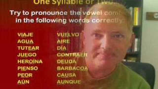 Pronouncing Spanish Vowel Combinations DiphthongsHiatus [upl. by Lura644]