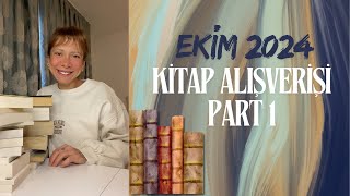 Ekim 2024 Kitap Alışverişi Part 1 I 20 Kitap [upl. by Renckens119]