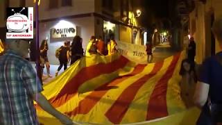 ESPARREGUERA TV A Esparreguera es commemora l1 dOctubre amb la Marxa de les Torxes [upl. by Nylle]