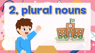 2 Plural Nouns  Basic English Grammar for Kids  Grammar Tips [upl. by Joye]