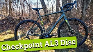 Affordable Gravel  2020 Trek Checkpoint AL 3 Disc Review of Features and Weight [upl. by Debora673]