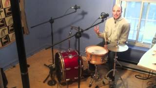 Drum Lesson  AfroPeruvian rhythm Festejo on drumset [upl. by Shabbir]