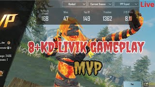 Livik 8KD Sath tabahi Gameplay pubgmobile pubg battleroyalegame [upl. by Nipsirc]