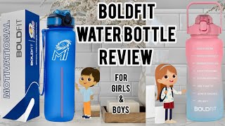 Boldfit water bottle review [upl. by Etnahsal]