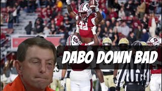 THE BEATING DABO SWINNEY IS GOING TO GET FROM SOUTH CAROLINA IS THE BEATING HE NEEDS [upl. by Natalee]