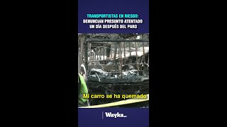 Así fue el paro de transportistas en Lima Metropolitana [upl. by Scrogan403]