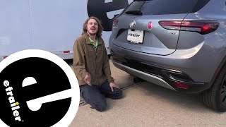 etrailer  Curt Class III Trailer Hitch Installation  2022 Buick Envision [upl. by Bernette]