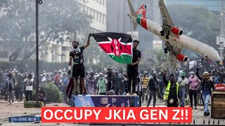 LIVE HAPPENING NOW STORMING JKIA GEN Z MASS DEMOS KICKS OF IN NAIROBI [upl. by Ingra]