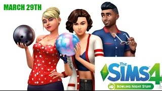 The Sims 4 Bowling Night Stuff Official Trailer amp Announcement [upl. by Maher]