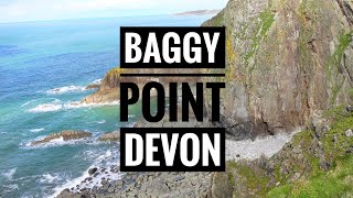 Walk to Baggy Point and Croyde Beach Devon England  Cowell Chan [upl. by Svensen908]