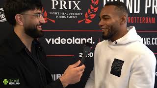 Endy Semeleer vs Tyjani Beztati prefight interview quotIk vind Tyjani beter dan Kwasiquot [upl. by Hiltner]