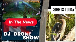 Canada Day 2D Drone Light Show Disappointments Scooters Damage Drone Show Area [upl. by Omle]