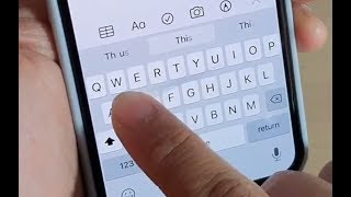 New iOS 13 Feature How to Use Keyboard Swipe Slide to Type  iPhone 11 Pro [upl. by Haceber]